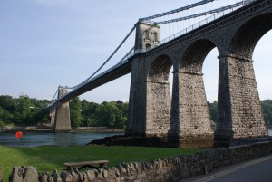 The Menai Bridges; Menai Suspension Bridge