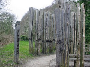 Entrance to The Dingle Nant y Pandy Nature Reserve